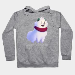 Cute Samoyed Drawing Hoodie